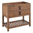 Signature Hardware Farmhouse Brown 36 in. Floor Mount Vanity 