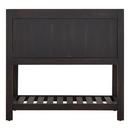 Signature Hardware Rustic Black 36 in. Floor Mount Vanity 