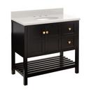Signature Hardware Black 36 in. Floor Mount Vanity 