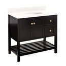 Signature Hardware Black 36 in. Floor Mount Vanity 