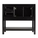 Signature Hardware Black 36 in. Floor Mount Vanity 