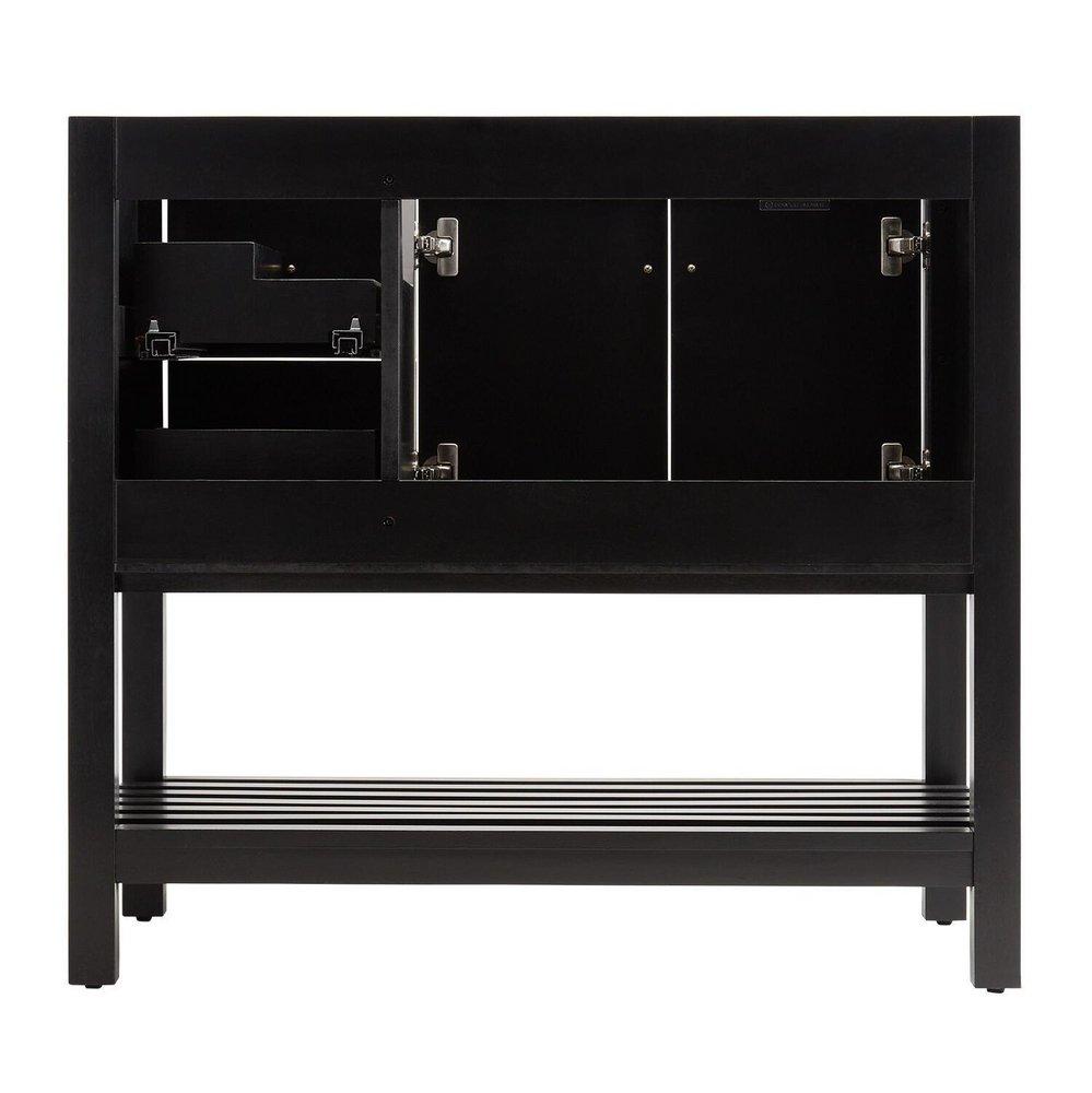 Signature Hardware Black 36 in. Floor Mount Vanity 