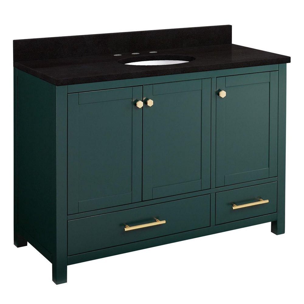 Signature Hardware Green 48 in. Floor Mount Vanity 