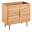 Signature Hardware Natural Teak 36-1/8 in. Floor Mount Vanity 