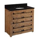 Signature Hardware Grey Wash 36 in. Floor Mount Vanity 