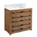 Signature Hardware Grey Wash 36 in. Floor Mount Vanity 