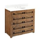 Signature Hardware Grey Wash 36 in. Floor Mount Vanity 