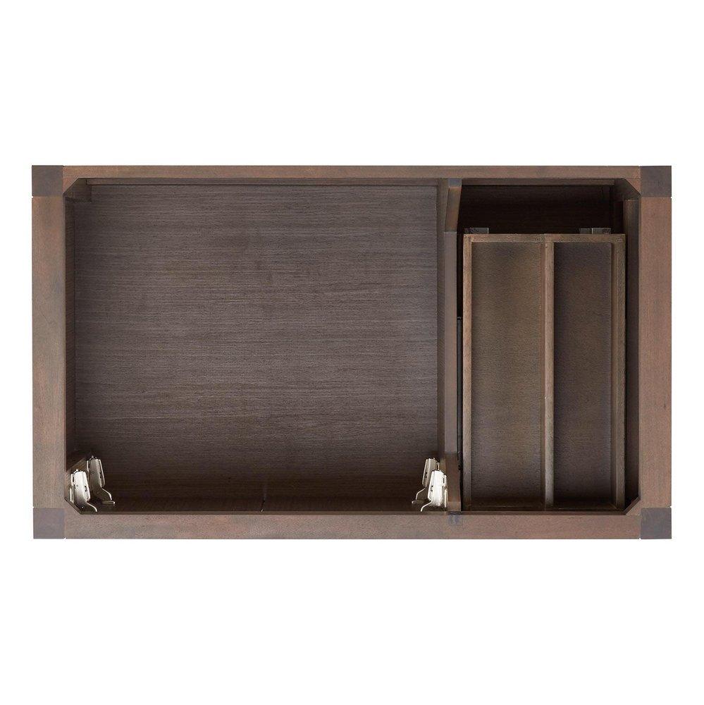 Signature Hardware Ash Brown 36 in. Floor Mount Vanity 