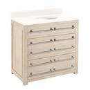 Signature Hardware Whitewash Pine 36 in. Floor Mount Vanity 