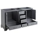 Signature Hardware Grey 59-1/4 in. Floor Mount Vanity 