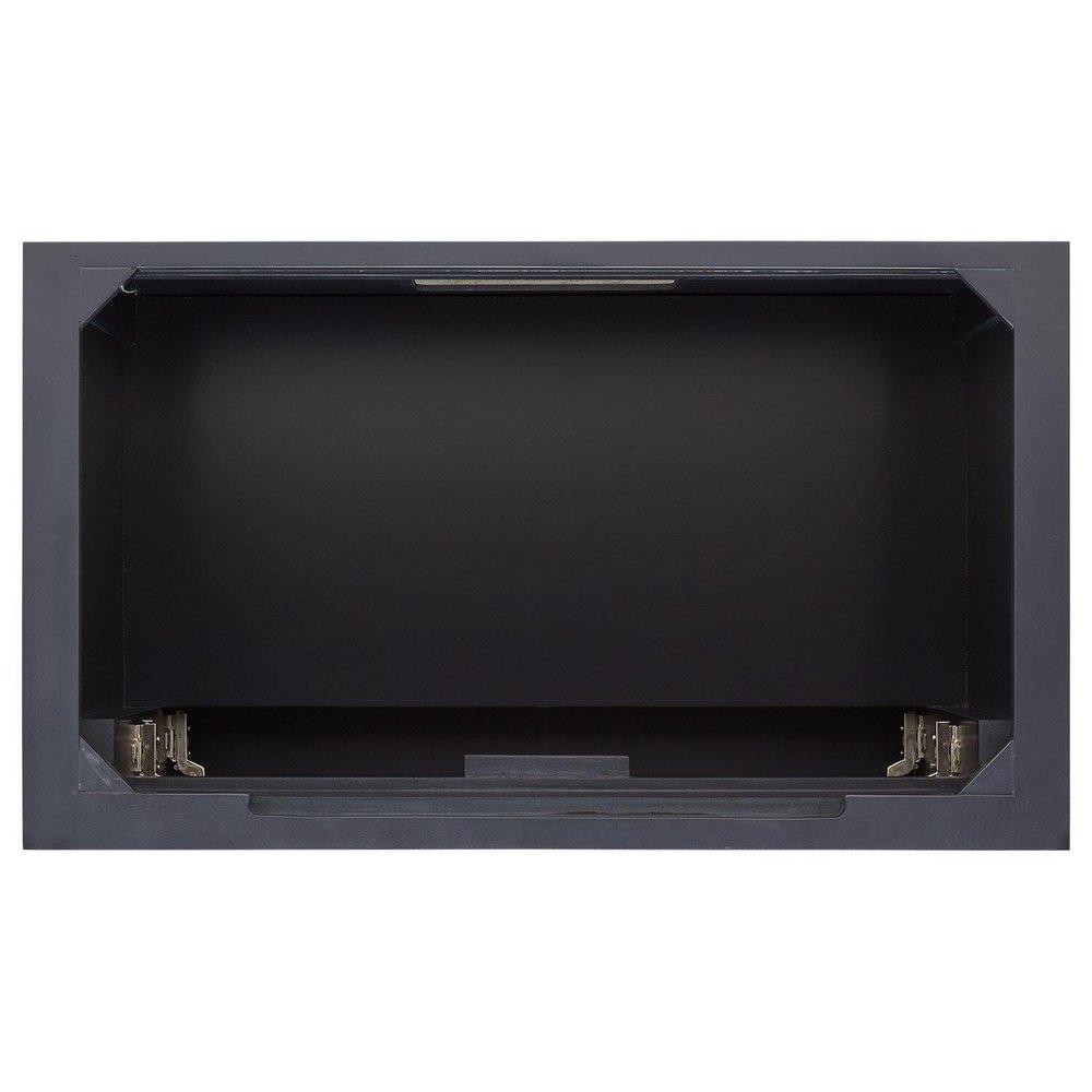 Signature Hardware Vintage Navy Blue 36-1/4 in. Floor Mount Vanity 