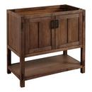 Signature Hardware Absolute Black 36 in. Floor Mount Vanity 