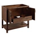 Signature Hardware Absolute Black 36 in. Floor Mount Vanity 