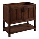 Signature Hardware Absolute Black 36 in. Floor Mount Vanity 