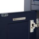 Signature Hardware Vintage Navy Blue 48 in. Floor Mount Vanity 