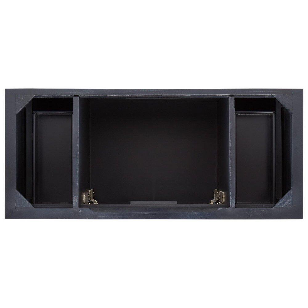 Signature Hardware Vintage Navy Blue 48 in. Floor Mount Vanity 