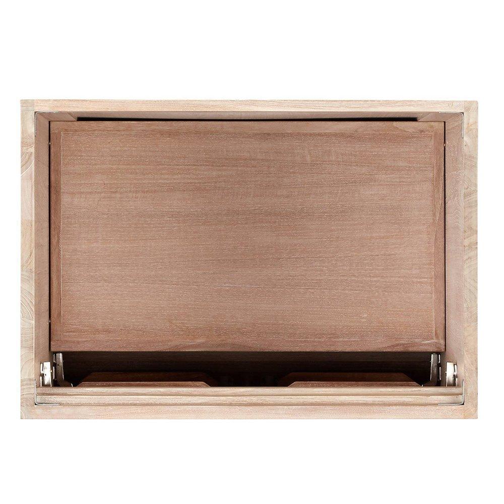 Signature Hardware Blush/Whitewash 30-1/8 in. Floor Mount Vanity 