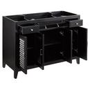 Signature Hardware Black 48 in. Floor Mount Vanity 