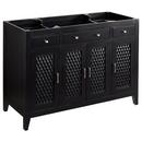 Signature Hardware Black 48 in. Floor Mount Vanity 
