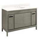 Signature Hardware Grey Wash 48 in. Floor Mount Vanity 