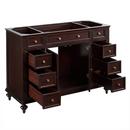 Signature Hardware Dark Espresso 48 in. Floor Mount Vanity 
