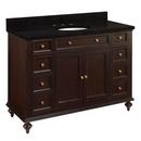 Signature Hardware Dark Espresso 48 in. Floor Mount Vanity 