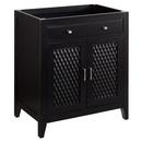 Signature Hardware Black 30 in. Floor Mount Vanity 
