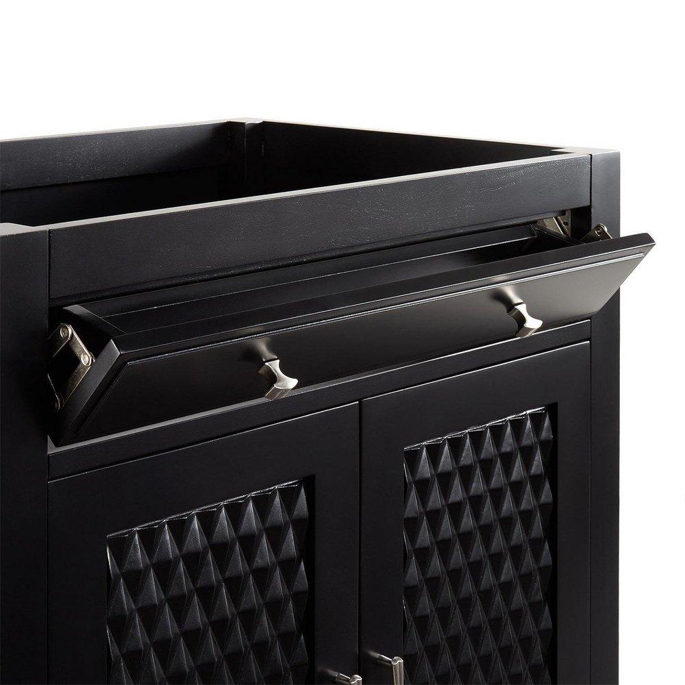 Signature Hardware Black 30 in. Floor Mount Vanity 