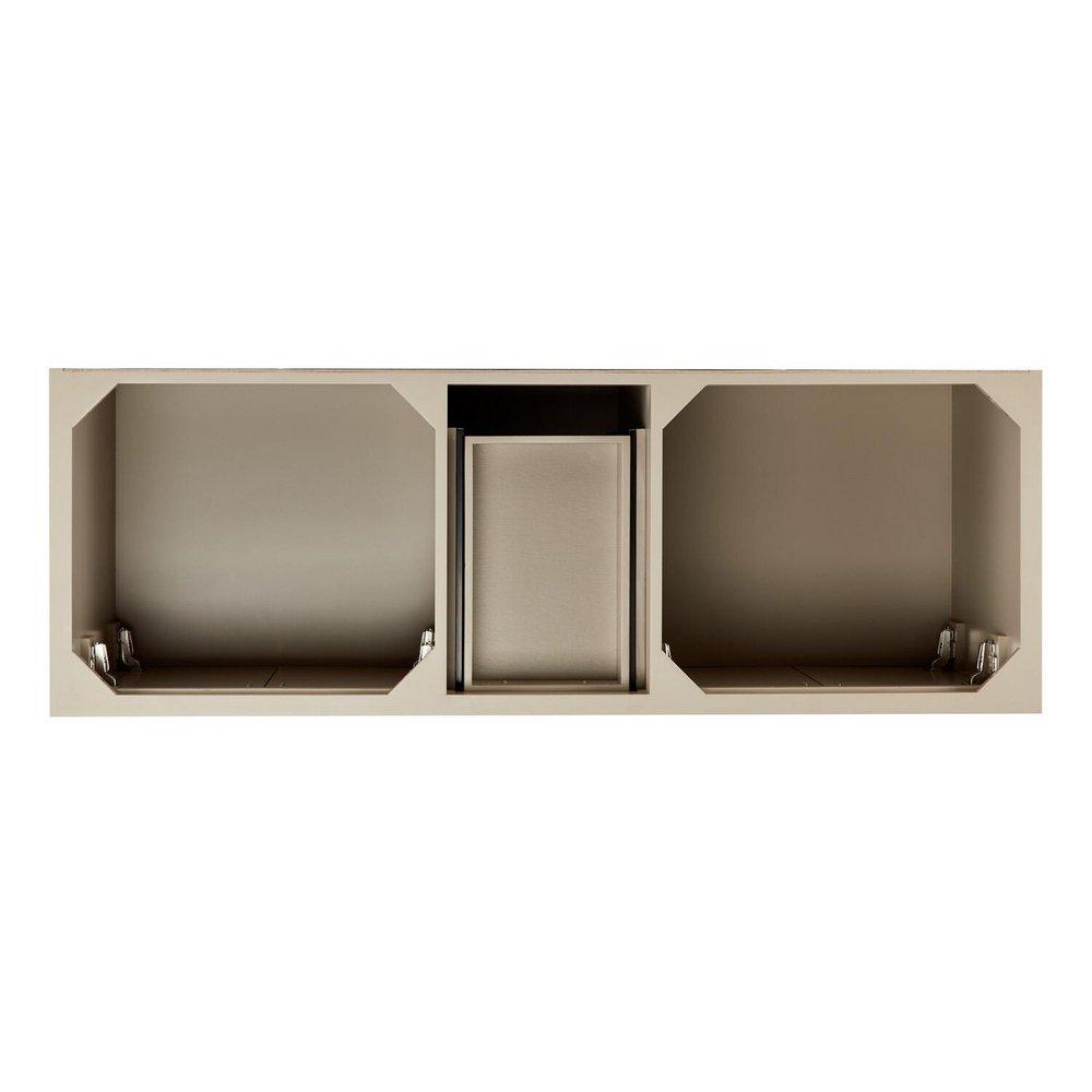 Signature Hardware Taupe 59-1/4 in. Floor Mount Vanity 