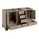 Signature Hardware Taupe 59-1/4 in. Floor Mount Vanity 