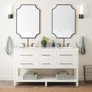 Signature Hardware Bright White 60 in. Floor Mount Vanity 