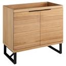 Signature Hardware Natural Teak 36 in. Floor Mount Vanity 