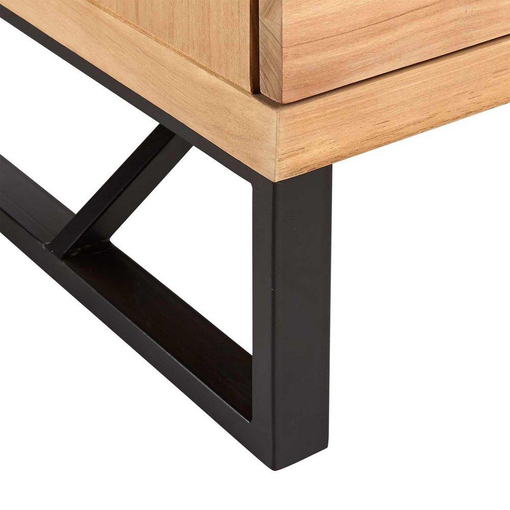 Signature Hardware Natural Teak 36 in. Floor Mount Vanity 