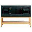 Signature Hardware Hunter Green/White 48 in. Floor Mount Vanity 