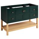 Signature Hardware Hunter Green/White 48 in. Floor Mount Vanity 
