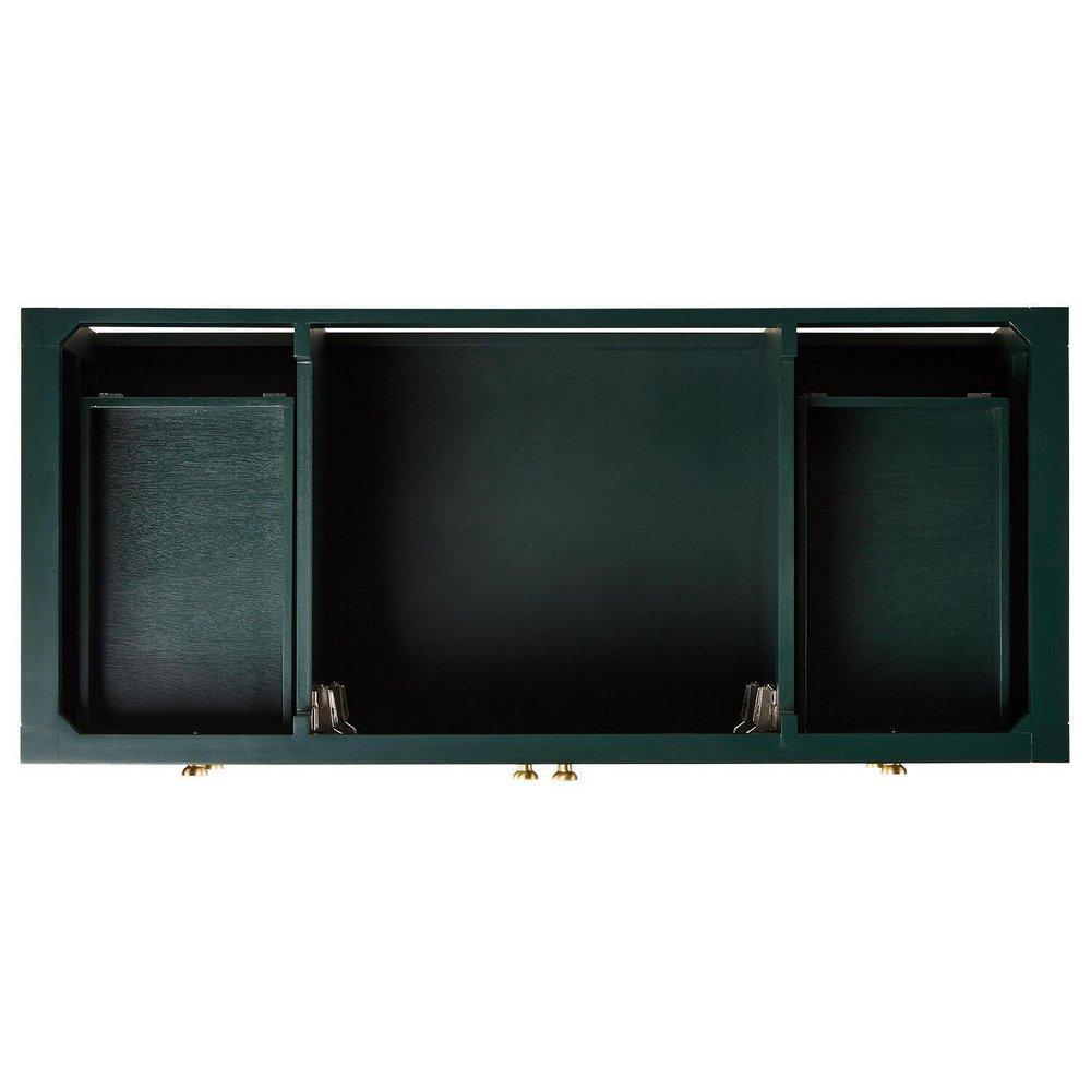 Signature Hardware Hunter Green/White 48 in. Floor Mount Vanity 