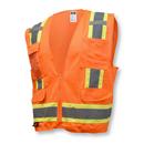 Solid and Mesh Safety Vest featuring Brandt, XL 