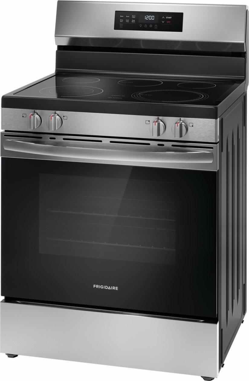 Frigidaire Stainless Steel 30 x 47-3/4 in. 5.3 cu. ft. Radiant Electric Freestanding Range 