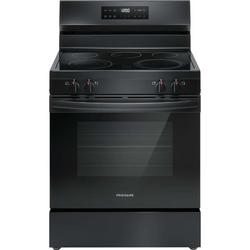 30 x 47-3/4 in. 5.3 cu. ft. Radiant Electric Freestanding Range in Black