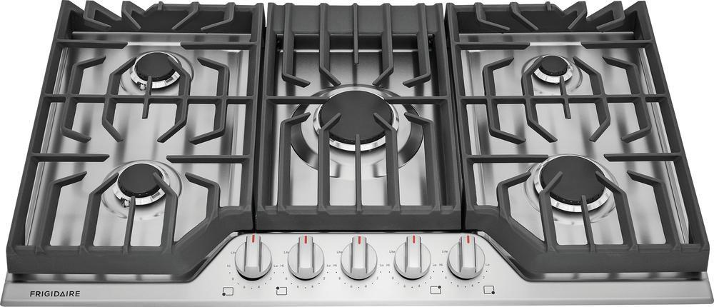 Frigidaire Stainless Steel 5-Burner 18000 BTU Sealed Cooktop 