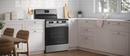 Frigidaire Stainless Steel 30 x 47-3/4 in. 5.3 cu. ft. 5-Burner Electric Freestanding Range 