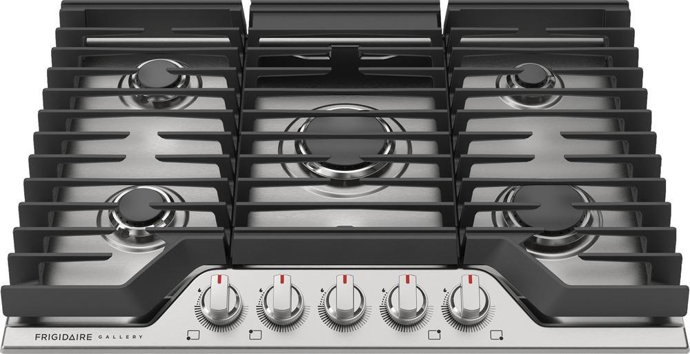 Frigidaire Stainless Steel 5-Burner 18000 BTU Sealed Cooktop 