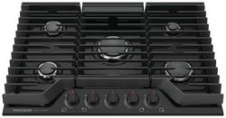 30 in. 5 Burner Sealed Gas Cooktop in Black