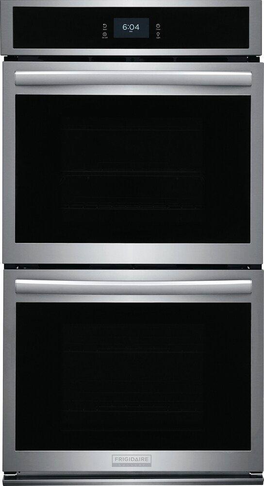 Frigidaire Gallery Stainless Steel 27 in. 7.6 cu. ft. 40A Drop Down Wall Mount Double Oven 