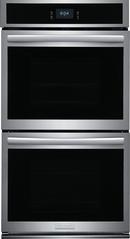 Frigidaire Gallery Stainless Steel 27 in. 7.6 cu. ft. 40A Drop Down Wall Mount Double Oven 