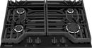 30 in. 4 Burner Gas Cooktop in Black