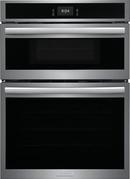 30 in. 40A 1.7 cu. ft. Microwave/5.3 cu. ft. Oven Drop Down Combo Oven in Stainless Steel