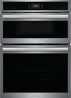 30 in. 40A 1.7 cu. ft. Microwave/5.3 cu. ft. Oven Drop Down Combo Oven in Stainless Steel