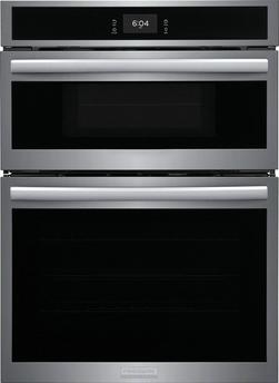 30 in. 40A 1.7 cu. ft. Microwave/5.3 cu. ft. Oven Drop Down Combo Oven in Stainless Steel