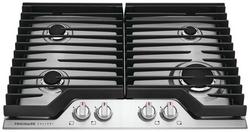 30 in. 4 Burner Sealed Gas Cooktop in Stainless Steel